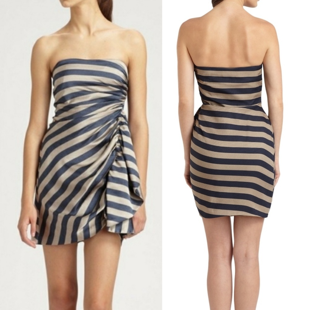 Bcbgmaxazria Reye Striped Dress